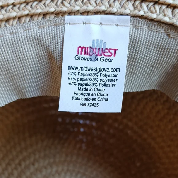 Elegant Tan Midwest Straw Sun Hat - Picture 2 of 10